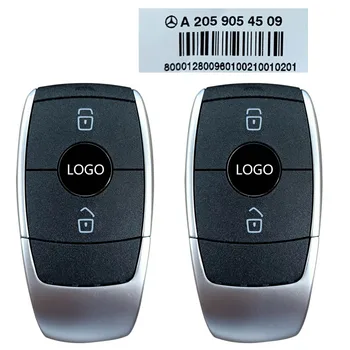 CN002084 OEM 2 adet / takım 2 Düğmeler akıllı anahtar fob Mercedes Benz C Sınıfı İçin W205 433.92 MHz Parça No: A2059054509 Anahtarsız Gitmek SADECE PA