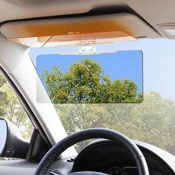 HD Araba güneşlik gözlük sürücü gündüz & gece anti-dazzle iç ayna güneşlikler araba Clear View Göz Kamaştırıcı Gözlük