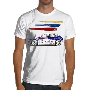 Yaz Tarzı Erkek Tee Gömlek Fransa Araba 306 Maxi Kiti Araba F2 Süper 2000 Ralli Wrc Yumuşak pamuklu tişört Özel Yetişkin Genç Unisex