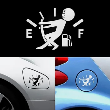 Araba styling Yakıt Deposu kapağı KOMİK Çıkartmalar Hyundai Accent Azera Ford Stealth Başlangıç Renault Espace Kangoo