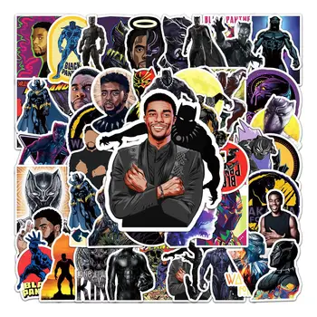 10/50 ADET Disney Süper Kahraman Siyah Panter Karikatür Sticker DIY Gitar Dizüstü Bagaj Kaykay Graffiti Çıkartmaları için Eğlenceli çocuk Oyuncak