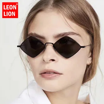 LeonLion Küçük Retro Güneş Gözlüğü Kadın 2021 Vintage Gözlük Kadınlar / Erkekler Lüks Güneş Gözlüğü Kadın Tasarımcı Oculos De Sol Feminino