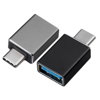 USB 3.0 Tip-C OTG Kablo Adaptörü Tip C USB-C OTG Dönüştürücü Xiaomi Mi10 Mi11 Huawei Samsung Fare Klavye USB Disk Flash