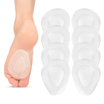 Kaymaz Silikon Jel Ekler Plantar fasiit Jel Yarım ayakkabı tabanlığı Kadın Ön Ayak Anti-Ağrı Eklemek Ayak Yüksek Topuklu