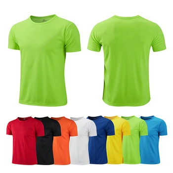 Genç Hızlı Kuru Kısa Kollu Spor T Shirt Spor Formaları Spor Gömlek Eğitmen koşu tişörtü Genç Nefes Spor
