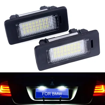 2 Adet Araba Malzemeleri Yenilik En İyi Araba LED plaka aydınlatma ışığı Hata Yok SMD2835 6000K BMW İçin E39 M5 E70 E71 X5 X6 E60 M5 E90 E92