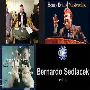 Roberto Mansilla'dan Masterclass,Henry Evans'tan Masterclass, Shirvester'dan Asteroidea,Bernardo Sedlacek Sihirli Daire Dersi