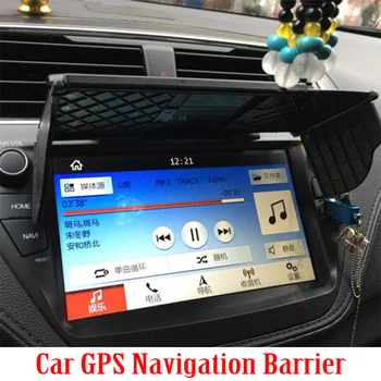Araba GPS Navigasyon Ekran Güneşlik Güneşlik Fit 7 8 9 10 İnç Güneşlik Araba Merkezi Dashboard GPS Navigasyon Ekran