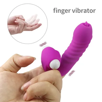 Vibratör Parmak Kollu Vibratör Kadın Masturbator Erotik Oyuncak G Noktası Klitoris Titreşimli Masaj Anal Stimülatörü Yetişkin Seks Ürünleri