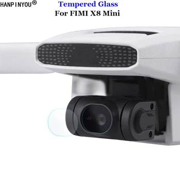 Için FIMI X8 Mini Temizle Temperli Cam 9H 2.5 D Drone kamera ekran koruyucusu koruyucu film