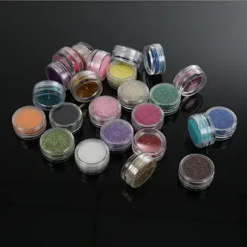 24/45/72 Renk parlak tırnak tozu Seti Flaş Elmas Pırıltılı Glitter Toz Çocuklar için Yüz Vücut DIY Tırnak Boyama Sanat Makyaj Aracı