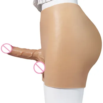 17cm Süper Uzun Yapay Penis Pantolon Silikon Penis Külot Lezbiyen Strapon dildo Seks Oyuncakları Mastürbasyon Gerçekçi Dildos