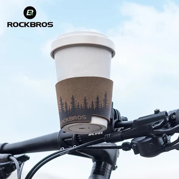 ROCKBROS Bisiklet Bisiklet Şişe Tutucu Bisiklet Gidon Kahve kupası tutacağı Hafif İçecek Su şişe kafesi Bisiklet Aksesuarları