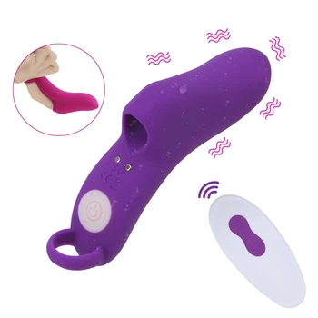 Klitoris Stimülatörü G Noktası Masaj Kablosuz Uzaktan Kumanda Parmak Vibratör Kadın Masturbator 9 Frekans Seks Oyuncakları Kadınlar için