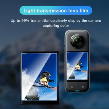 3 adet Explosion-pro ekran koruyucu film İçin Insta360 X3 Koruma Anti-scratch Film İçin Insta360 Bir X3 Eylem Kamera Erişim
