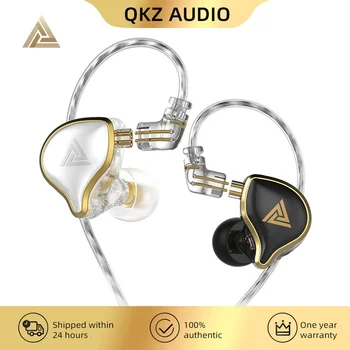QKZ ZXD Dinamik Kulak HıFı Kablolu Kulaklık Bas Stereo Müzik Kulak Tıkacı Gürültü Iptal Kulaklık 3.5 mm Ayrılabilir Kulaklık