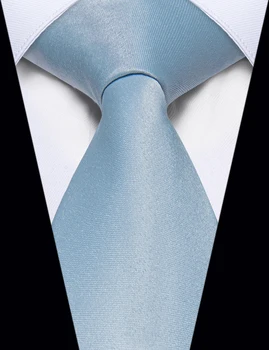 Açık Mavi Ipek Kravat Adam Cep Kare Lüks Fermuar Tasarım Kravat Düğün Parti Kulübü corbatas para hombre Tatil Hediye