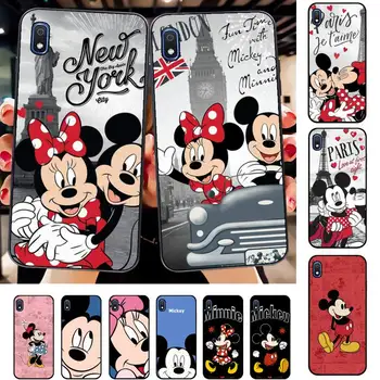 Disney Mickey Mouse Telefon Kılıfı için Samsung A51 01 50 71 21S 70 31 40 30 10 20 S E 11 91 A7 A8 2018
