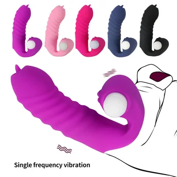 Parmak Vibratör Mastürbasyon Titreşimli Masaj Klitoris Stimülatörü Flört Yardımcı Kadın Seks Oyuncakları Kadınlar için Yetişkin Seks Shop