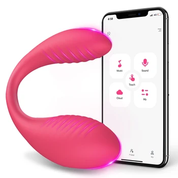 Seks Oyuncakları APP Uzaktan Kumanda Vibratör Kadınlar için Bluetooth Vibratör Kadın Seks Oyuncakları Kadınlar için Giyilebilir Yapay Penis Ürünleri Yetişkinler için Lush