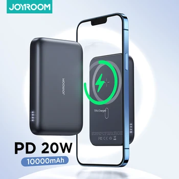 Joyroom 20W Güç Bankası 10000mAh Manyetik Kablosuz Şarj Powerbank iPhone 12 13 Pro Max Taşınabilir pil şarj Cihazı Poverbank