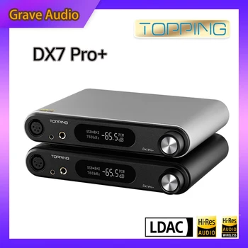 TOPPING DX7PRO + DX7 PRO kulaklık amplifikatörü, HIFI Dengeli Dekoder Bluetooth 5.1, kulaklık amplifikatörü 4.4 mm AMP Preamplifikatör Desteği