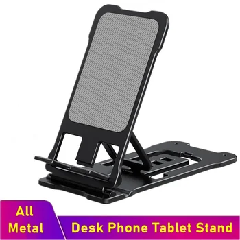Tongdaytech Metal Telefon Tutucu İphone İçin Standı 12 Pro Max İpad Katlanabilir Telefon Standı Ayarlanabilir Soporte Movil Akıllı Telefon Tablet