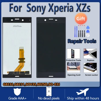 Sony Xperia XZs için G8232 G8231 SOV35 602SO SO-03J LCD ekran meclisi dokunmatik cam,onarım parçaları ile LCD ekran Siyah Gümüş