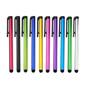 5 adet/10 adet Kapasitif Dokunmatik Ekran Stylus Kalem iPhone Dokunmatik Takım Elbise Diğer akıllı tablet telefon Metal Stylus Kalem